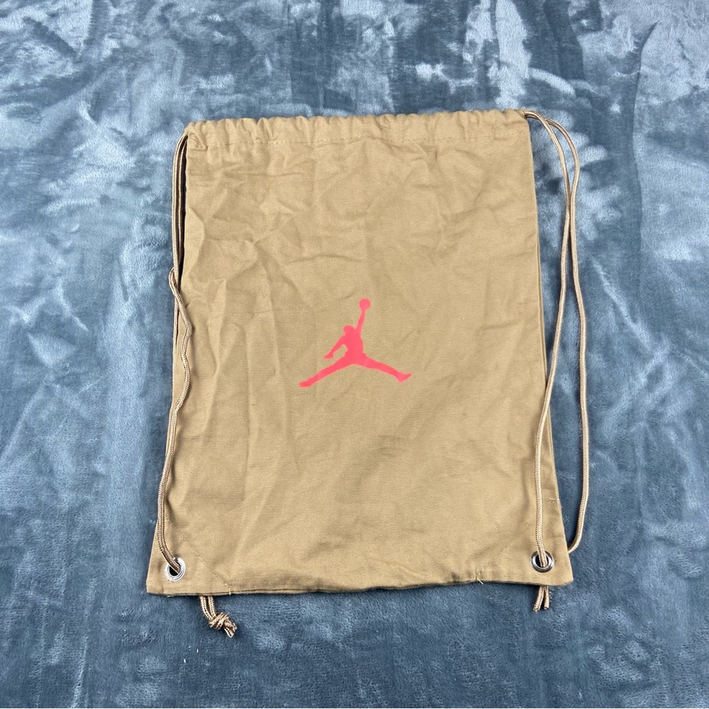 Travis Scott Cactus Jack Jordan 6 British Khaki Drawstring Backpack Bag Nike